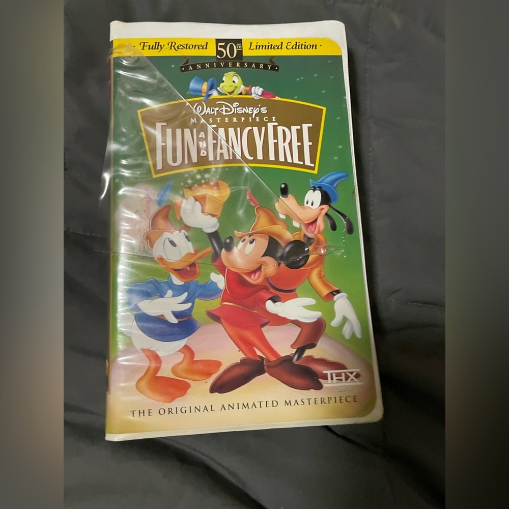 Fun and Fancy Free‎ (VHS, 1997) 50th Anniversary Disney